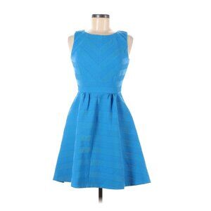 Karen Millen Blue Cocktail A-Line Dress, Size 6
